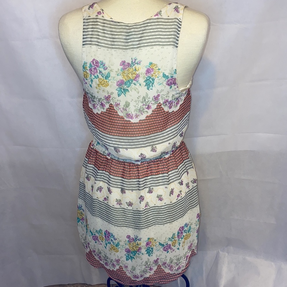 Free People floral and striped dress sz XS - Picture 4 of 6
